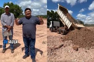 Maxwell da Mariínha visita novas obras em educação e infraestrutura de Altos (Foto: Reprodução/Instagram) Maxwell da Mariínha visita novas obras em educação e infraestrutura de Altos (Foto: Reprodução/Instagram)