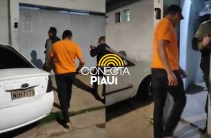 Motorista por app é conduzido após denúncia de suposto sequestro em Teresina (Foto: Repórter 12/Conecta Piauí) Motorista por app é conduzido após denúncia de suposto sequestro em Teresina (Foto: Repórter 12/Conecta Piauí)