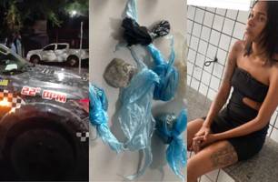 Mulher já apreendida na adolescência é presa por tráfico em Teresina (Foto: Reprodução) Mulher já apreendida na adolescência é presa por tráfico em Teresina (Foto: Reprodução)