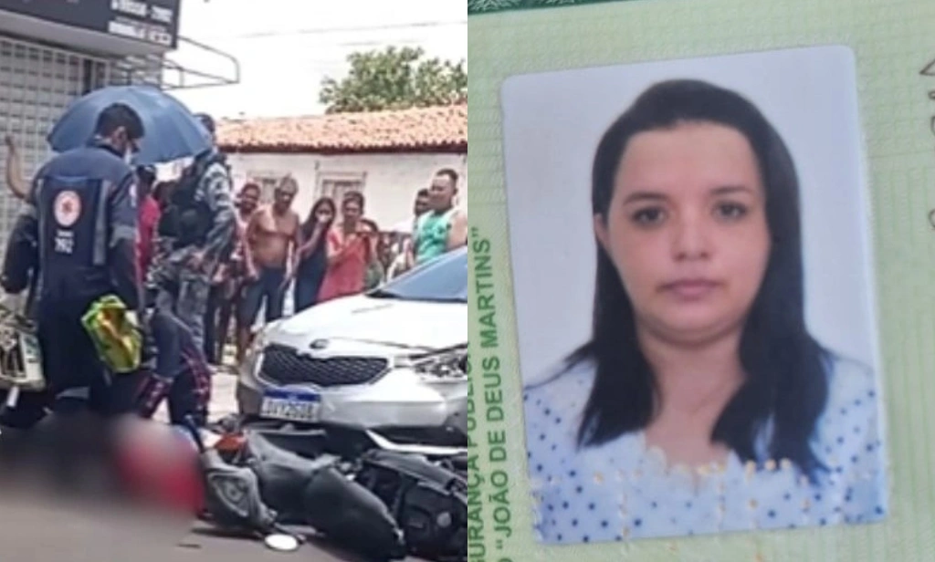 Mulher morre em colisão entre carro e moto na zona Sul de Teresina