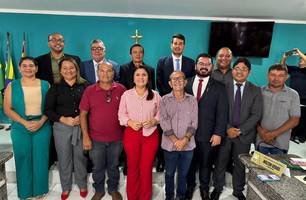 Na presença da prefeita Maninha, Câmara de Luís Correia inicia ano legislativo de 2025 (Foto: Reprodução) Na presença da prefeita Maninha, Câmara de Luís Correia inicia ano legislativo de 2025 (Foto: Reprodução)
