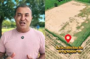 Prefeito de Curimatá acompanha serviços de limpeza em campo de futebol (Foto: Reprodução) Prefeito de Curimatá acompanha serviços de limpeza em campo de futebol (Foto: Reprodução)