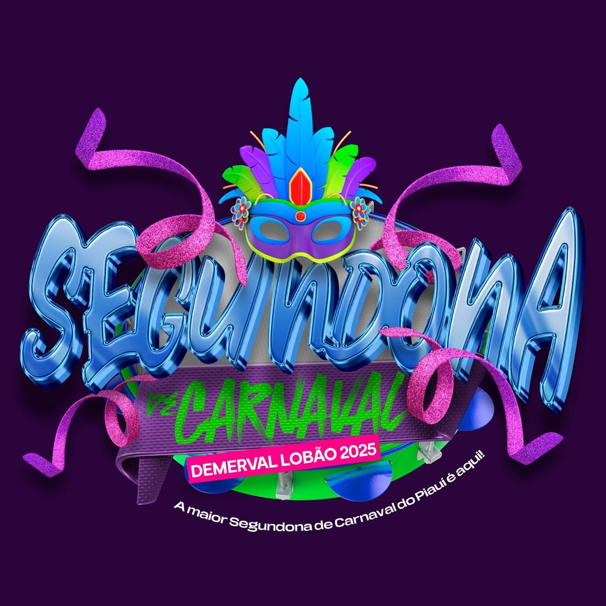 Prefeitura de Demerval Lobão lança identidade visual da Segundona de Carnaval 2025