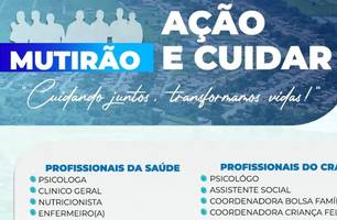 Prefeitura de Madeiro realiza Mutirão "Ação e Cuidar" na localidade Canto Grande (Foto: Reprodução) Prefeitura de Madeiro realiza Mutirão "Ação e Cuidar" na localidade Canto Grande (Foto: Reprodução)