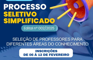 Prefeitura de SRN abre Processo Seletivo Simplificado para contratação de professores (Foto: Reprodução/Redes Sociais)