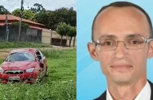 Professor morre em grave acidente na PI-110 na saída da cidade de Piracuruca (Foto: Reprodução)
