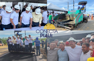 Rafael Fonteles institui o Mais Saúde e vistoria obras em Jacobina do Piauí (Foto: Conecta Piauí) Rafael Fonteles institui o Mais Saúde e vistoria obras em Jacobina do Piauí (Foto: Conecta Piauí)