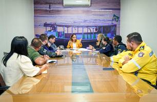 Reunião alinha estratégias para garantir segurança no Zé Pereira 2025 em Timon (Foto: Divulgação) Reunião alinha estratégias para garantir segurança no Zé Pereira 2025 em Timon (Foto: Divulgação)