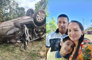 Três membros de uma família morrem após grave acidente de carro em Batalha (Foto: Reprodução)