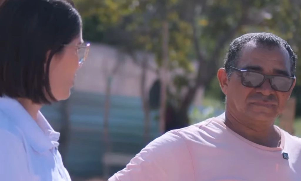 Zé Milton ao lado da secretária de Educação de Bom Jesus