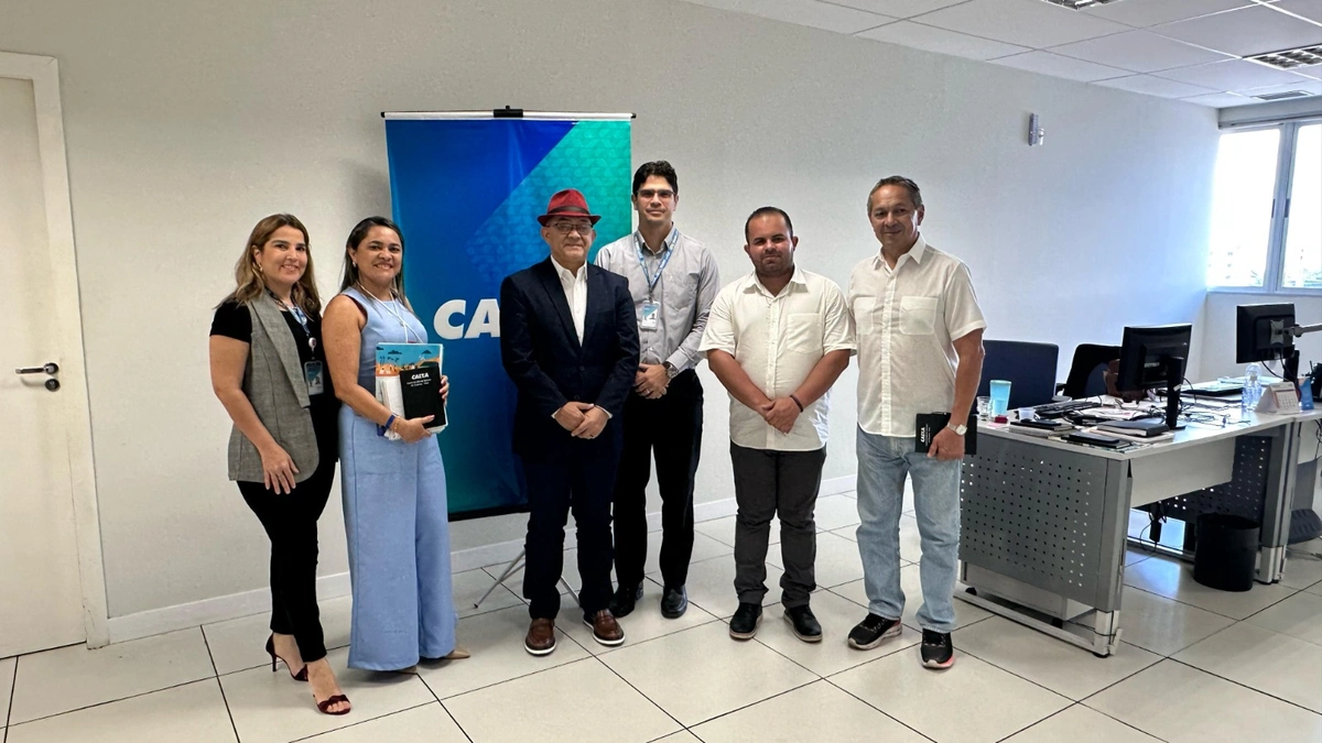 Abdoral Melo busca recursos junto à Caixa para o XX Festival Cultural dos Cocais