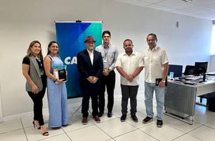 Abdoral Melo busca recursos junto à Caixa para o XX Festival Cultural dos Cocais (Foto: Reprodução) Abdoral Melo busca recursos junto à Caixa para o XX Festival Cultural dos Cocais (Foto: Reprodução)