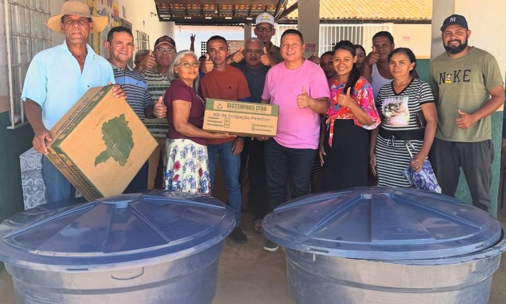 Alvorada do Gurguéia reforça agricultura familiar com entrega de Kits de irrigação