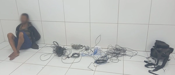 Arrombador foi preso nesta quarta (05) no centro de Timon