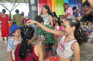 Bloco Tan-Dan-Dan anima crianças com muita folia e lazer para famílias em Teresina (Foto: Conecta Piauí) Bloco Tan-Dan-Dan anima crianças com muita folia e lazer para famílias em Teresina (Foto: Conecta Piauí)