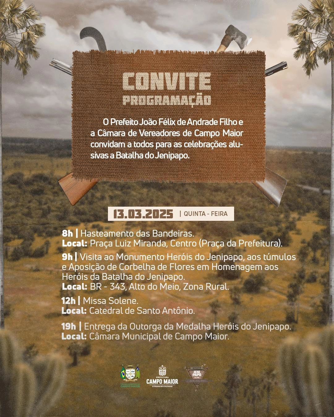 Campo Maior celebra 202º aniversário da Batalha do Jenipapo