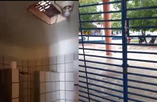 Comerciantes denunciam corte de energia no Centro Comercial da Piçarra (Foto: Reprodução)