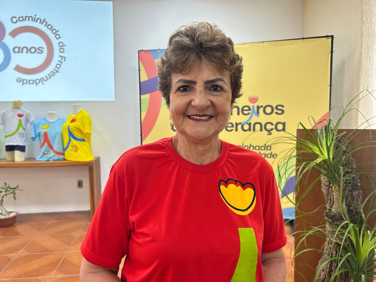 Coordenadora geral da Caminhada da Fraternidade, Emília Nunes