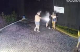 De cueca, ex-vereador do Pernambuco atira em mulher dentro de motel e é preso (Foto: Reprodução)