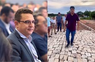 Deputado Hélio Rodrigues investe no calçamento de São Miguel da Baixa Grande (Foto: Reprodução) Deputado Hélio Rodrigues investe no calçamento de São Miguel da Baixa Grande (Foto: Reprodução)