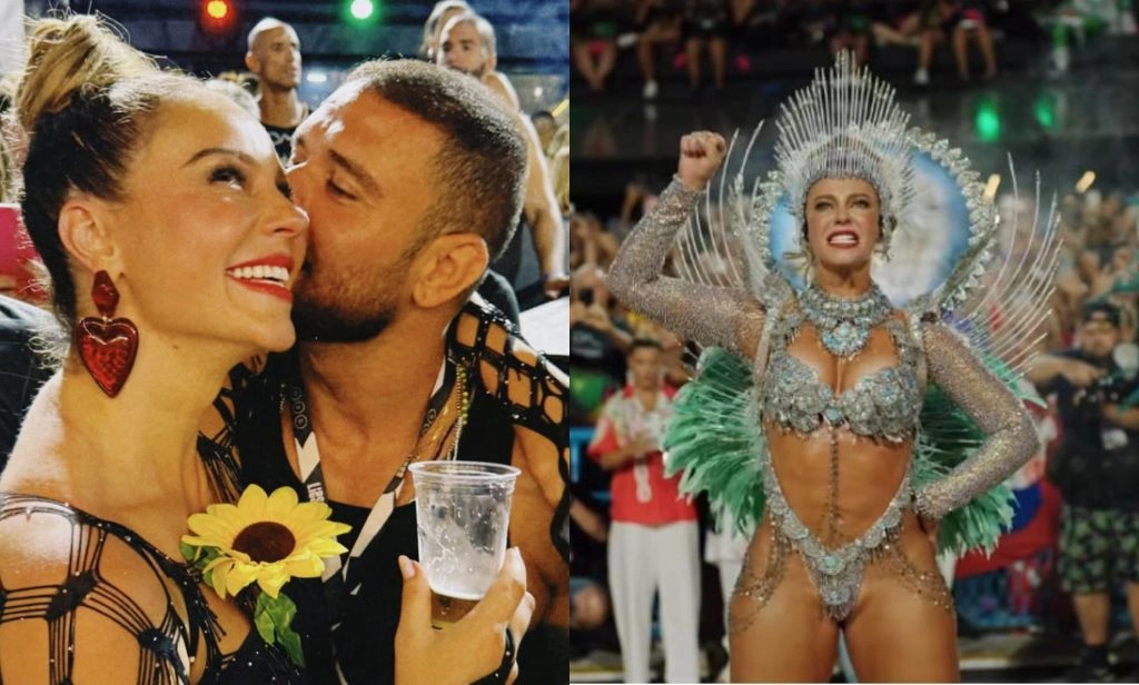 Diogo Nogueira exalta talento de Paolla Oliveira no Carnaval: ‘Orgulho! Amo tu’