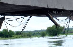 Dnit interdita ponte sobre Rio Pindaré na BR-316 no Maranhão por risco estrutural (Foto: Reprodução) Dnit interdita ponte sobre Rio Pindaré na BR-316 no Maranhão por risco estrutural (Foto: Reprodução)