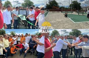 Governador entrega obras de pavimentação e da praça da Igreja de Fartura do Piauí (Foto: Conecta Piauí) Governador entrega obras de pavimentação e da praça da Igreja de Fartura do Piauí (Foto: Conecta Piauí)