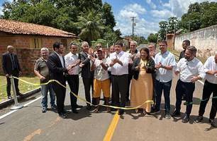 Governador inaugura obras de pavimentação após celebração da Batalha do Jenipapo (Foto: Conecta Piauí) Governador inaugura obras de pavimentação após celebração da Batalha do Jenipapo (Foto: Conecta Piauí)