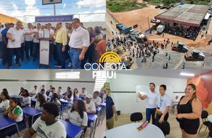 Governador inaugura obras em Canto do Buriti e destaca grandes investimentos (Foto: Conecta Piauí) Governador inaugura obras em Canto do Buriti e destaca grandes investimentos (Foto: Conecta Piauí)