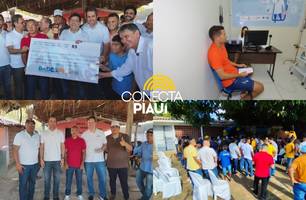 Governador visita Rio Grande do Piauí e anuncia liberação de crédito à produtores (Foto: Conecta Piauí) Governador visita Rio Grande do Piauí e anuncia liberação de crédito à produtores (Foto: Conecta Piauí)