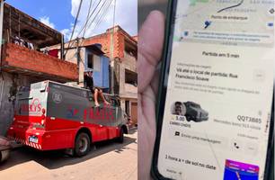 Homem compra carro-forte em leilão e usa como veículo como Uber em São Paulo (Foto: Reprodução/Instagram)