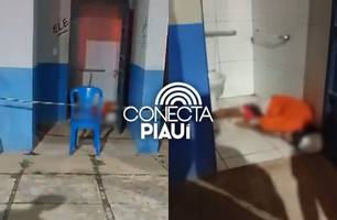 Homem é executado a tiros dentro de banheiro na rodoviária de Altos (Foto: Reprodução) Homem é executado a tiros dentro de banheiro na rodoviária de Altos (Foto: Reprodução)