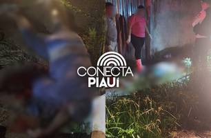 Homem é morto com vários disparos de arma de fogo na zona Sul de Teresina (Foto: Repórter 12/Conecta Piauí) Homem é morto com vários disparos de arma de fogo na zona Sul de Teresina (Foto: Repórter 12/Conecta Piauí)