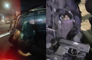 Homem é preso pela segunda vez por porte ilegal de arma de fogo em Teresina (Foto: Conecta Piauí) Homem é preso pela segunda vez por porte ilegal de arma de fogo em Teresina (Foto: Conecta Piauí)