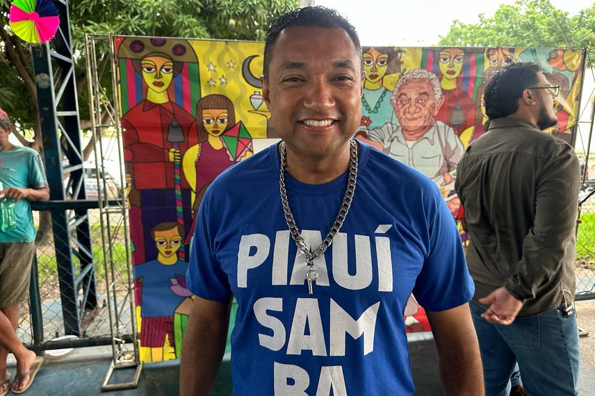 Idealizador do Bloco Piauí Samba, Robert Gleydson Idealizador do Bloco Piauí Samba, Robert Gleydson