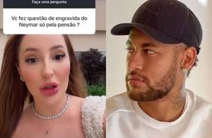 Modelo que ficou com Neymar fala em interesse financeiro após anúncio de gravidez (Foto: Reprodução)