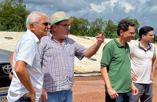 Prefeito Agamenon Franco discute implantação de usina de etanol e apoio a produtores rurais (Foto: Divulgação) Prefeito Agamenon Franco discute implantação de usina de etanol e apoio a produtores rurais (Foto: Divulgação)