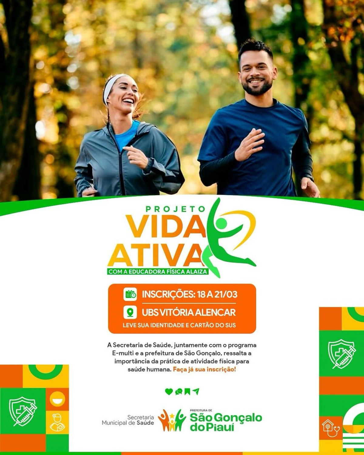 Projeto Vida Ativa incentiva prática de exercícios físicos em São Gonçalo do Piauí