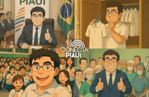 Rafael Fonteles entra na trend do Studio Ghibli, tendência nas redes sociais (Foto: Reprodução) Rafael Fonteles entra na trend do Studio Ghibli, tendência nas redes sociais (Foto: Reprodução)