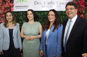 Solenidade marca posse de Carla Yáskar como Defensora Pública Geral do Piauí (Foto: Magal/Conecta Piauí) Solenidade marca posse de Carla Yáskar como Defensora Pública Geral do Piauí (Foto: Magal/Conecta Piauí)