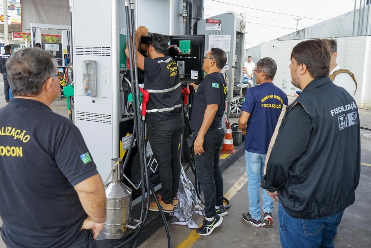 Ação inédita: com tecnologia avançada, Imepi identifica irregularidades em oito postos de combustíveis em Teresina