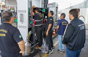 Ação inédita: com tecnologia avançada, Imepi identifica irregularidades em oito postos de combustíveis em Teresina (Foto: Reprodução)