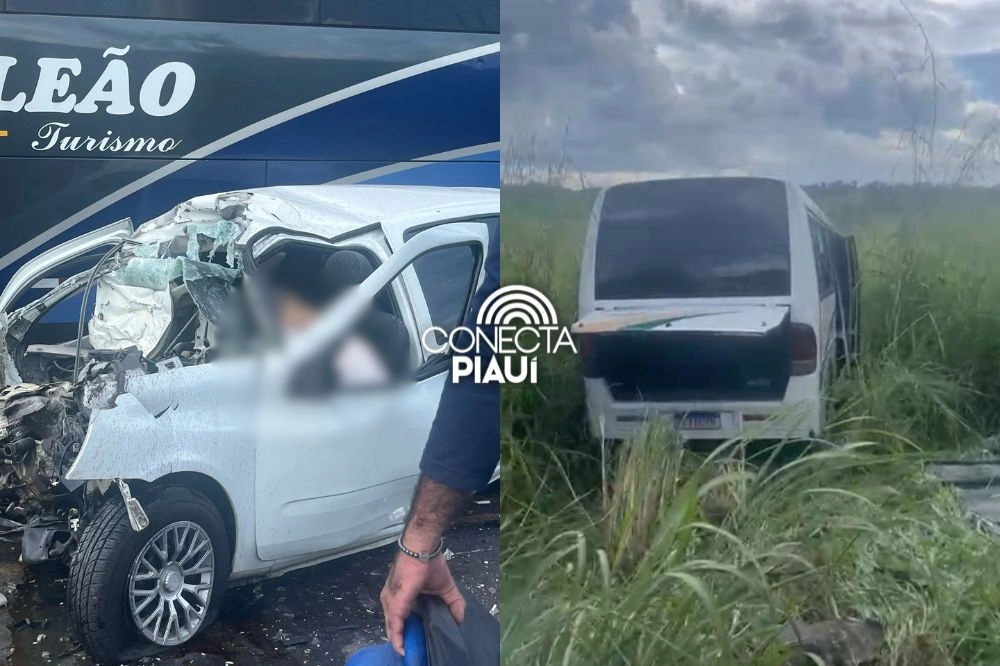 Acidente entre carro e van na PI-112 deixa um morto e vários feridos em União
