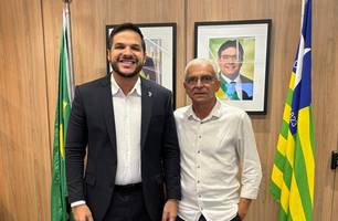 Agamenon Franco discute investimentos na educação com secretário estadual (Foto: Reprodução) Agamenon Franco discute investimentos na educação com secretário estadual (Foto: Reprodução)