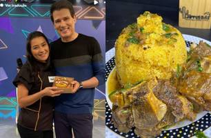 Altoense faz sucesso com cuscuz nordestino e vai ao programa de Celso Portiolli (Foto: Reprodução/Instagram) Altoense faz sucesso com cuscuz nordestino e vai ao programa de Celso Portiolli (Foto: Reprodução/Instagram)