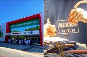 Avanço histórico: Hospital Tibério Nunes realiza a primeira cirurgia de tumor cerebral (Foto: Reprodução) Avanço histórico: Hospital Tibério Nunes realiza a primeira cirurgia de tumor cerebral (Foto: Reprodução)