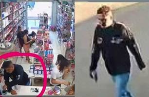 Bandido com roupa de mototaxista por app rouba loja em Teresina (Foto: Reprodução) Bandido com roupa de mototaxista por app rouba loja em Teresina (Foto: Reprodução)