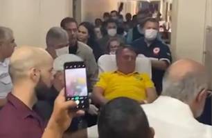 Bolsonaro passa mal (Foto: Reprodução)