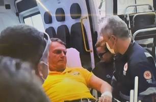 Bolsonaro passa mal (Foto: Reprodução)