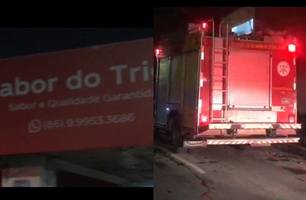 Bombeiros controlam princípio de incêndio em padaria na zona Leste de Teresina (Foto: Reprodução) Bombeiros controlam princípio de incêndio em padaria na zona Leste de Teresina (Foto: Reprodução)